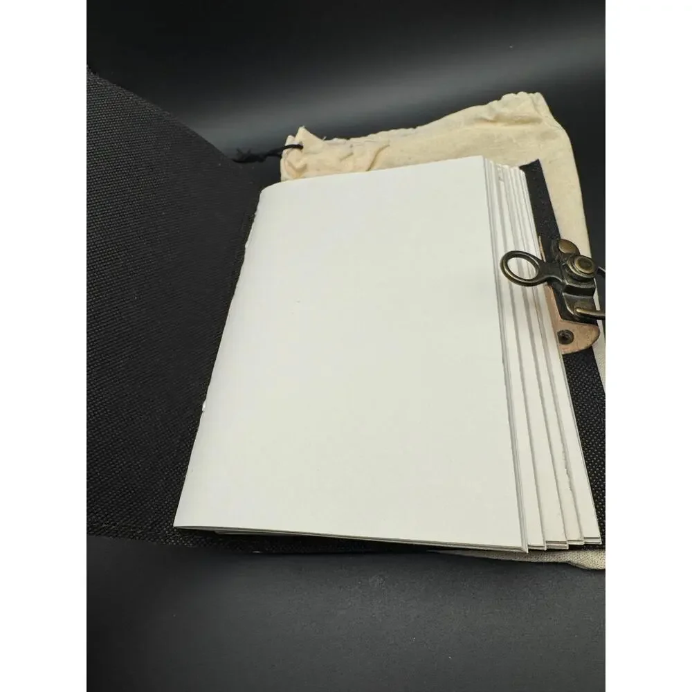 Hideghar Vintage Handmade embossed Leather Journal notebook cover Antique design